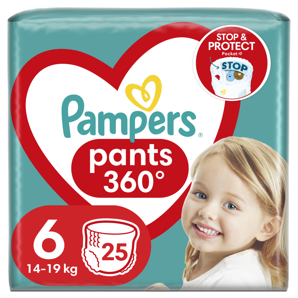 Підгузок Pampers трусики Pants Giant Розмір 6 (15+ кг) 15 шт (8006540069745)