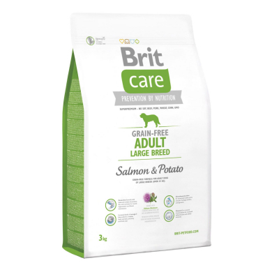 Сухий корм для собак Brit Care GF Adult Large Breed Salmon & Potato 3 кг (8595602510191)