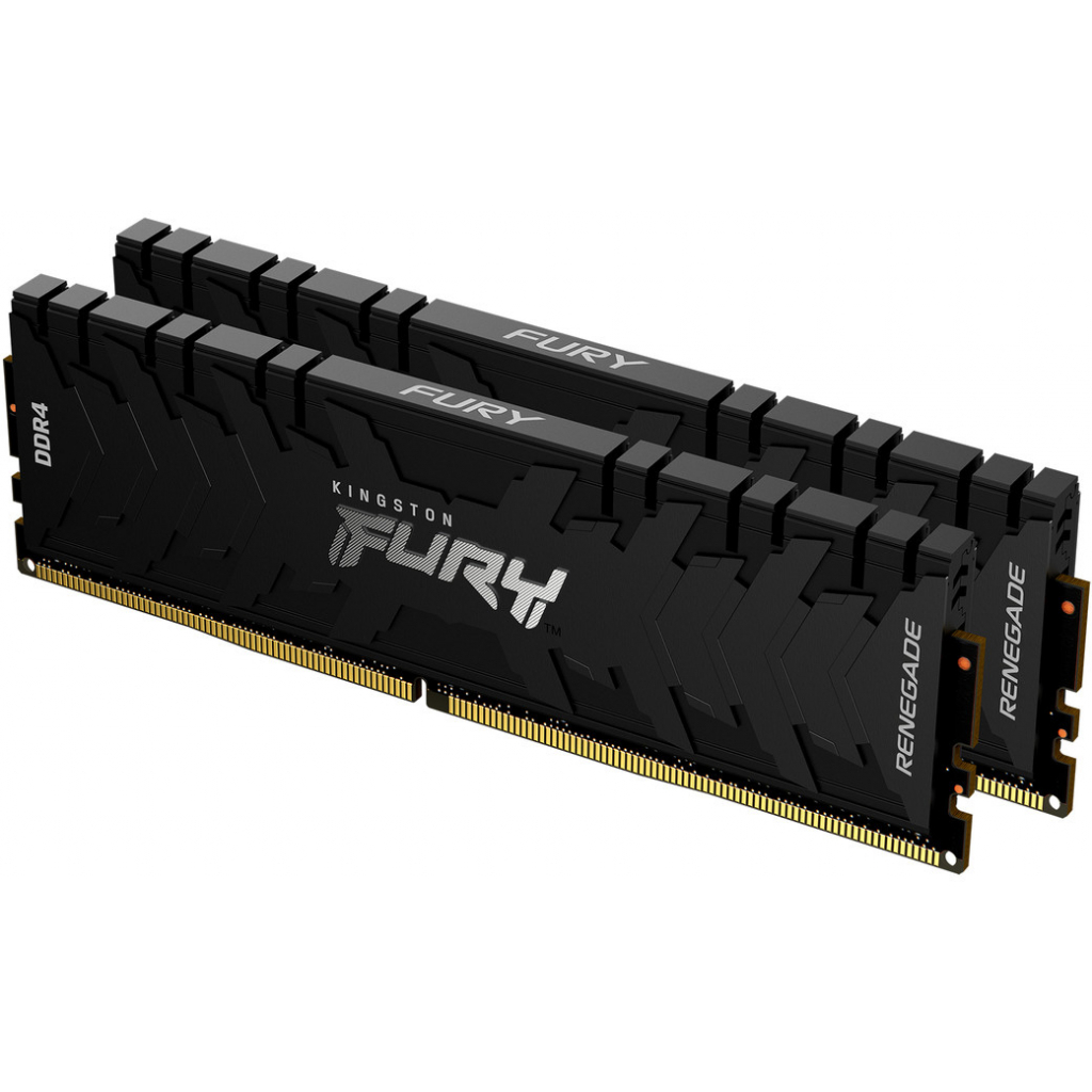 Модуль пам'яті для комп'ютера DDR4 64GB (2x32GB) 3200 MHz Fury Renegade Kingston (KF432C16RBK2/64)