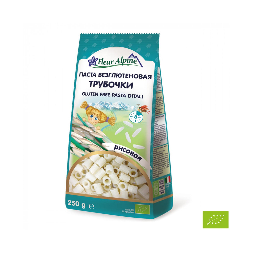 Макарони Fleur Alpine Безглютенові рисові трубочки 250 г (1584008)