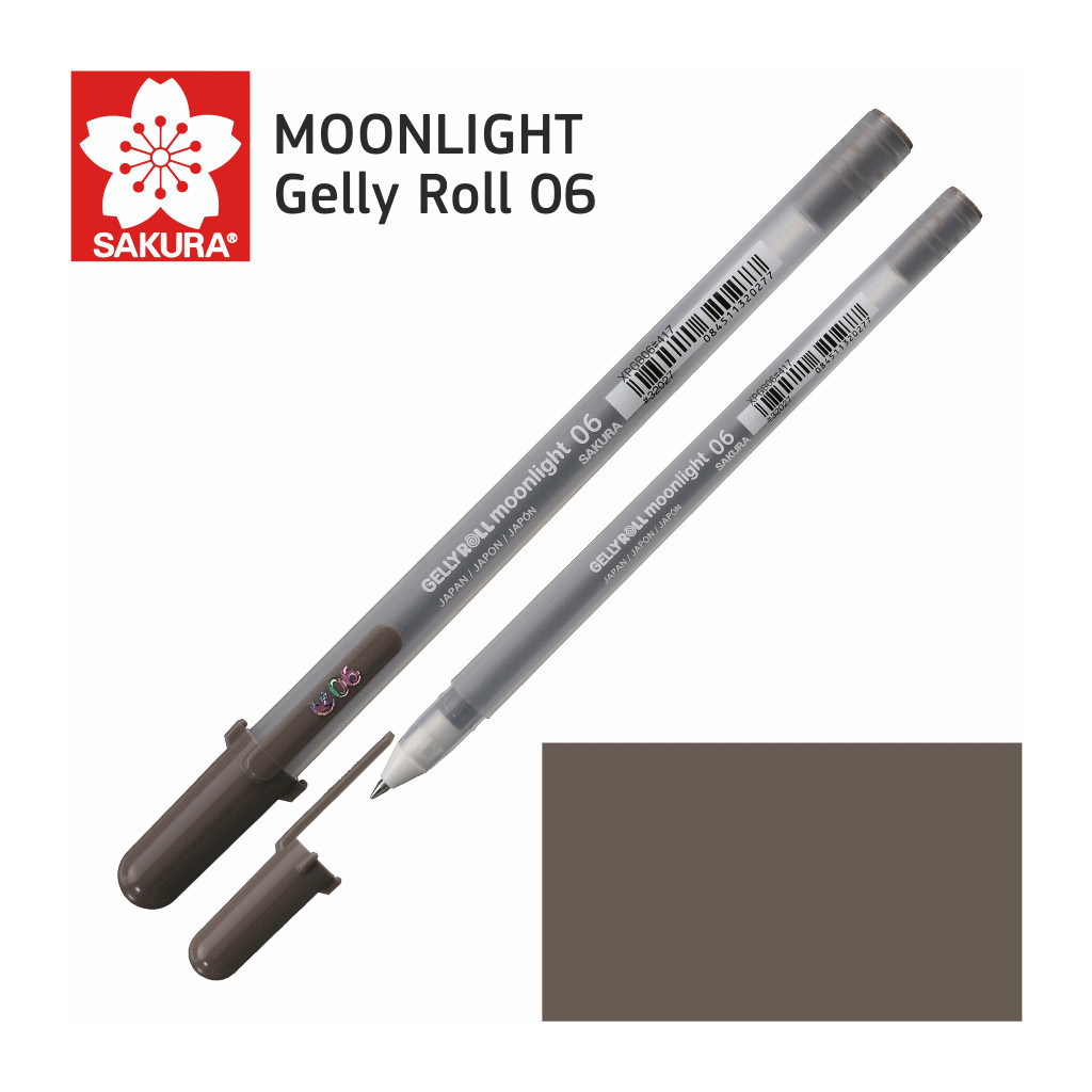 Ручка гелева Sakura MOONLIGHT Gelly Roll 06, Коричневий (084511320277)