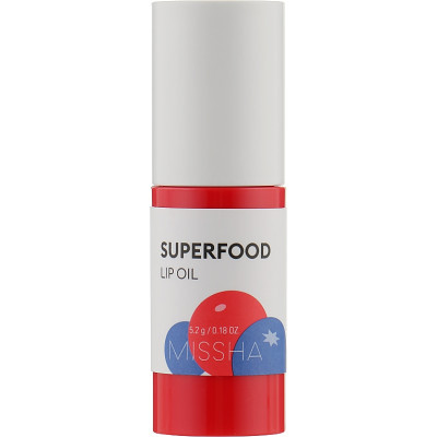 Олія для губ Missha Super Food Lip Oil Berry З екстрактом ягід 5.2 г (8809581465916)