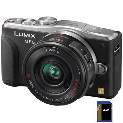 Цифровий фотоапарат Panasonic DMC-GF6 black 14-42 kit (DMC-GF6KEE-K)