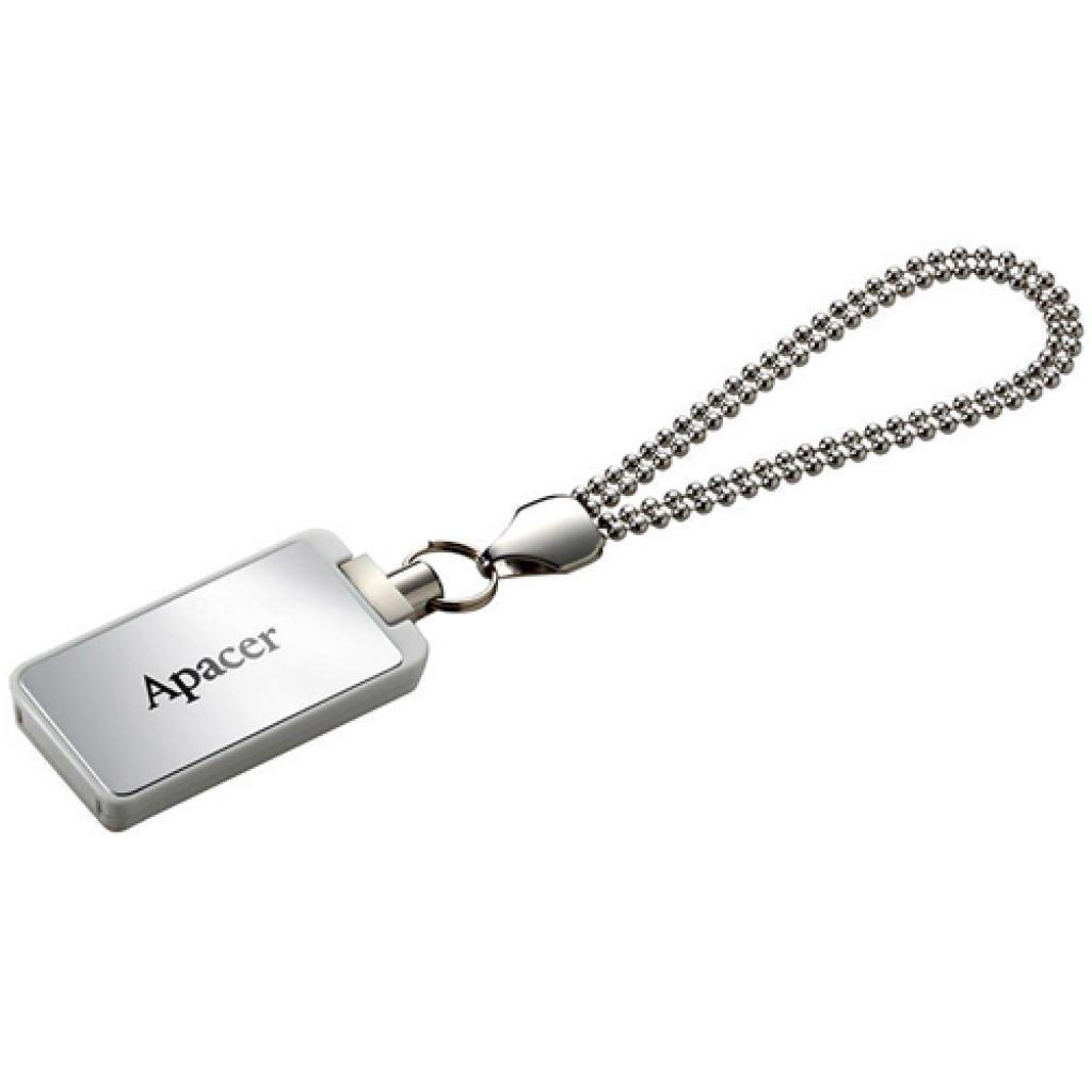 USB флеш накопичувач Apacer 32GB AH129 Silver RP USB2.0 (AP32GAH129S-1)