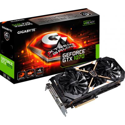 Відеокарта GIGABYTE GeForce GTX1070 8192Mb Xtreme Gaming (GV-N1070XTREME-8GD)