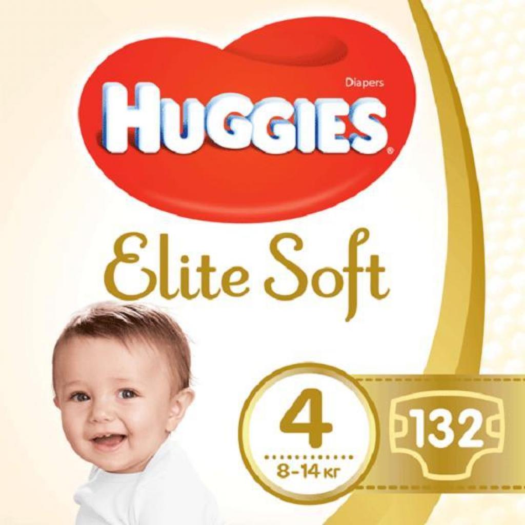 Підгузок Huggies Elite Soft 4 (8-14 кг) 132 шт (5029054566220)