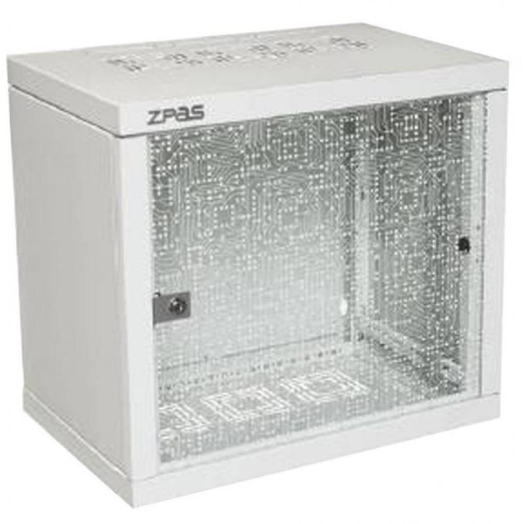 Шафа настінна Zpas 15U 600x600 glass door (WZ-7240-20-A4-011)