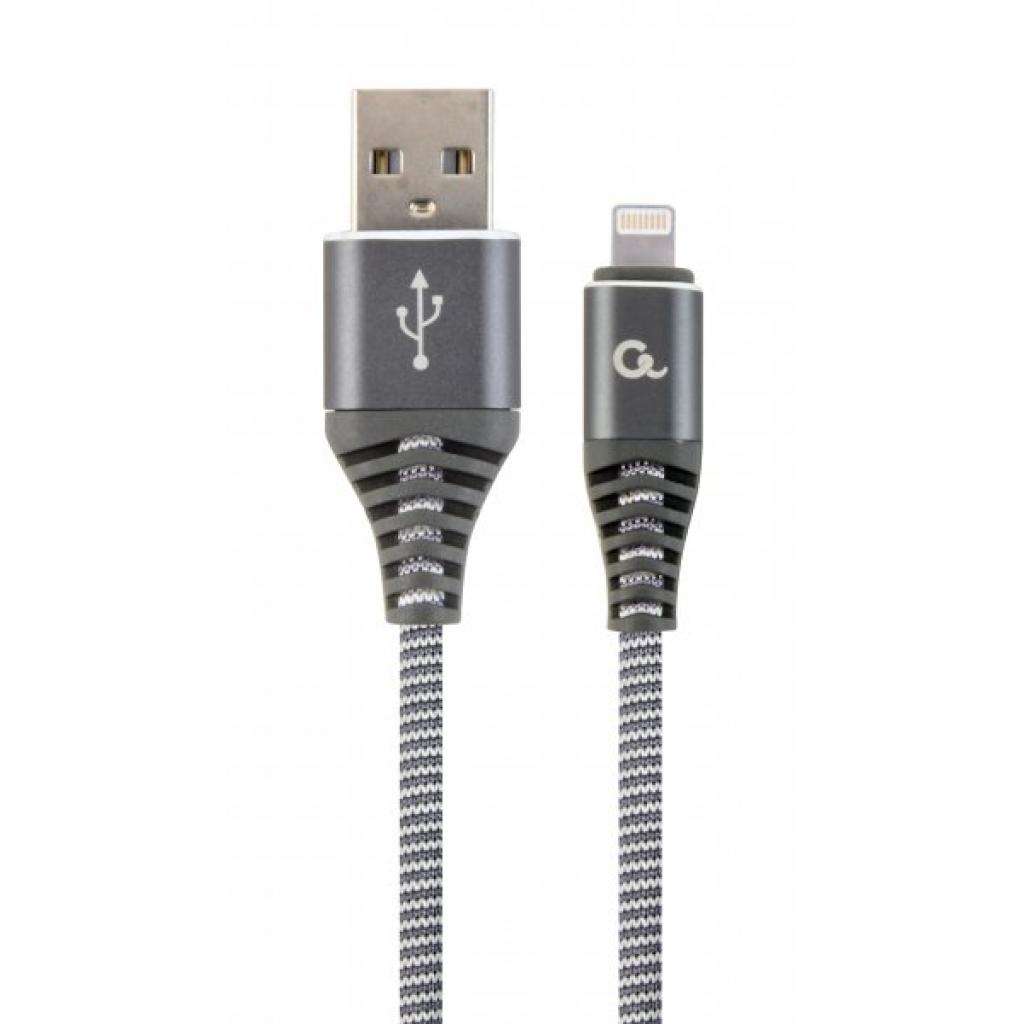 Дата кабель USB 2.0 AM to Lightning 1.0m Cablexpert (CC-USB2B-AMLM-1M-WB2)