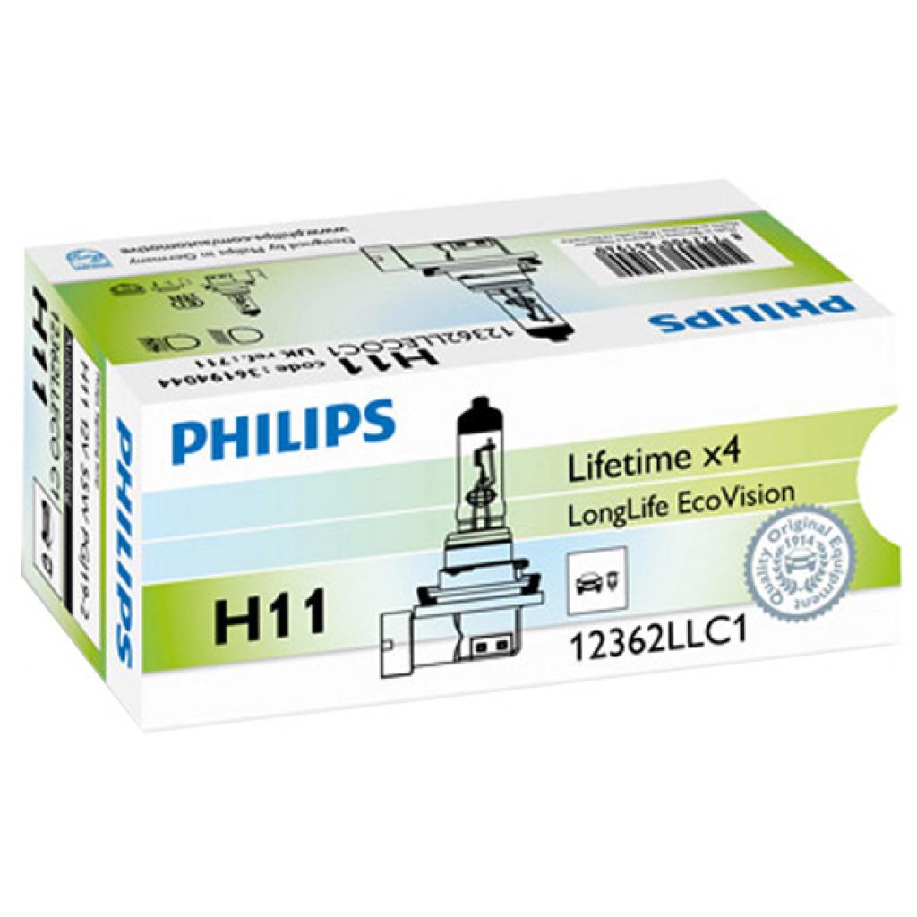 Автолампа Philips галогенова 55W (12362 LLECO C1)