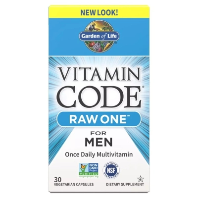 Мультивітамін Garden of Life Сирі Мультівітаміни для Чоловіків, Raw One for Men, Vitamin (GOL-11449)