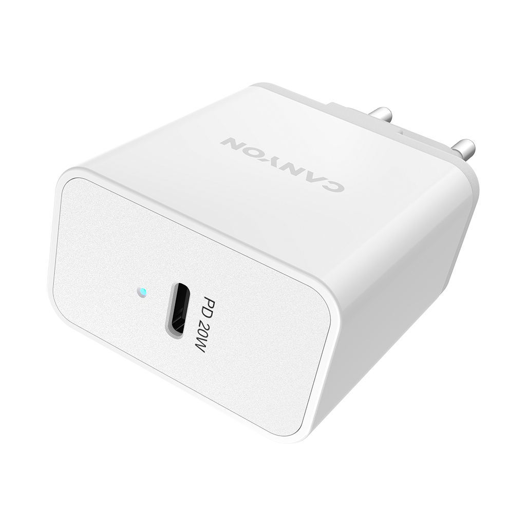 Зарядний пристрій Canyon PD WALL Charger 20W (CNE-CHA20W)