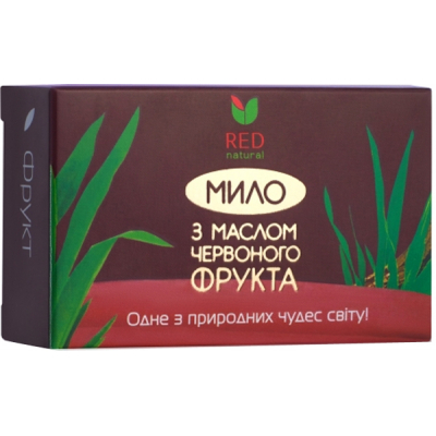 Тверде мило Red Natural з олією червоного фрукта 100 г (4820202690177)