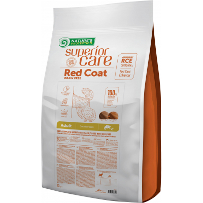 Сухий корм для собак Nature's Protection Superior Care Red Coat Grain Free Small Breeds Salmon 10 кг (NPSC47231)