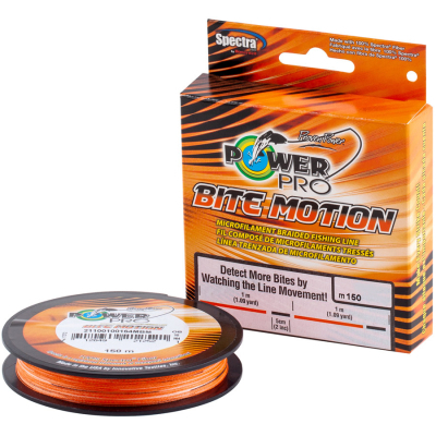 Шнур Power Pro Bite Motion Orange Black 150m 0.10mm 11lb/5.0kg (2266.78.67)