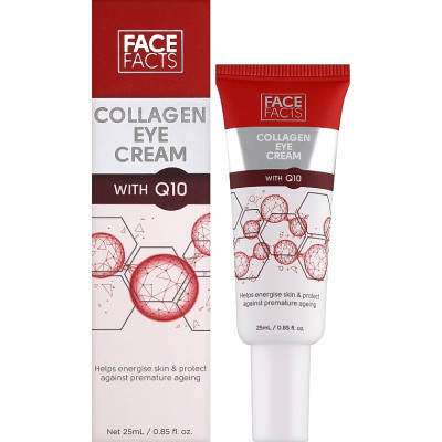 Крем для шкіри навколо очей Face Facts Collagen & Q10 Eye Cream З колагеном та коензимом Q10 25 мл (5031413919769)