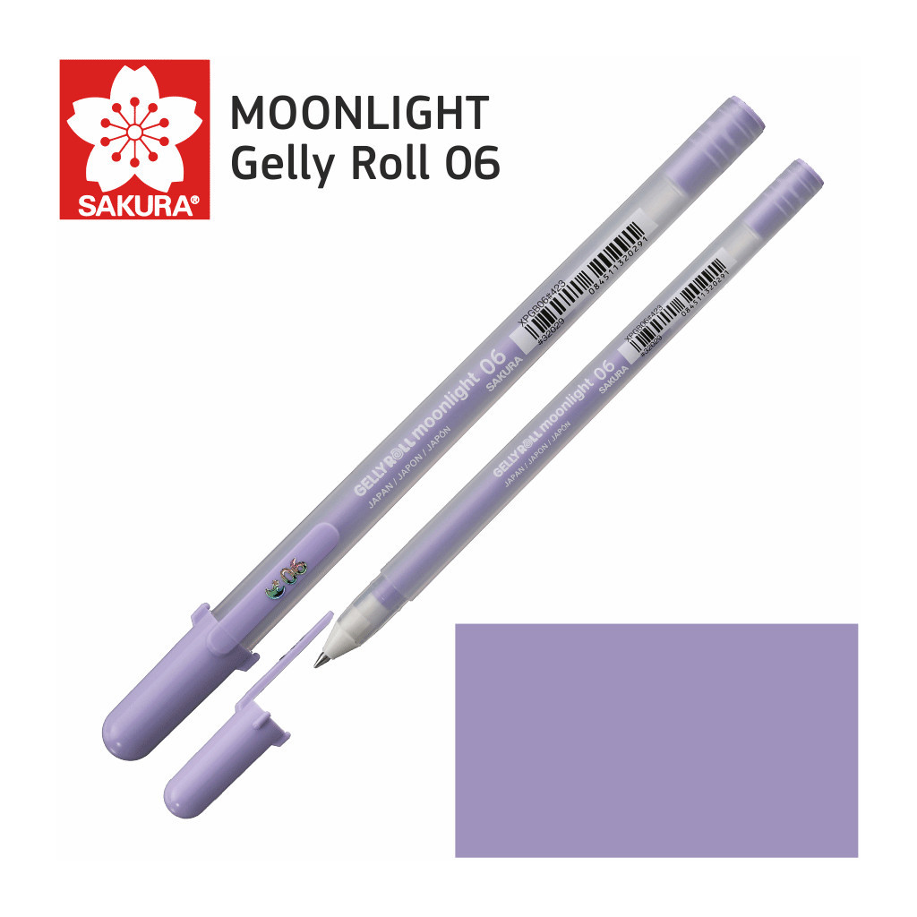 Ручка гелева Sakura MOONLIGHT Gelly Roll 06, Лавандовий (084511320291)