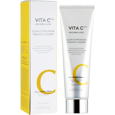 Пінка для вмивання Missha Vita C Plus Clear Complexion Foaming Cleanser 120 мл (8809643523479)