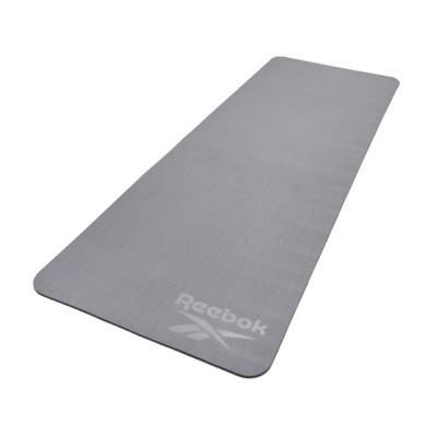 Килимок для йоги Reebok Double Sided Yoga Mat чорний, сірий RAYG-11042BKGR (885652020817)