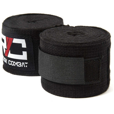 Бинт для спорту Reebok Combat Hand Wraps RSCB-11158 чорний Уні 180 см (5055436116011)