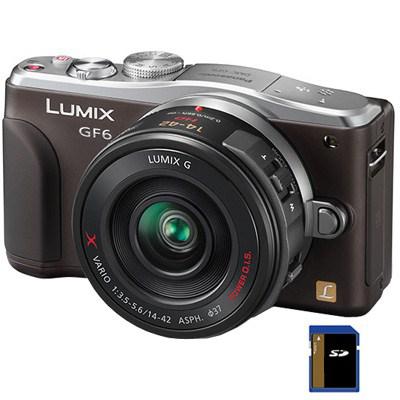 Цифровий фотоапарат Panasonic DMC-GF6 brown 14-42 kit (DMC-GF6KEE-T)