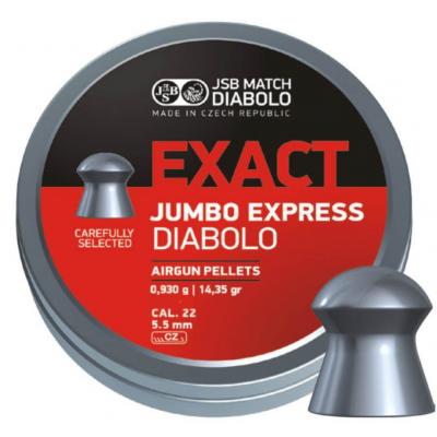 Пульки JSB Diabolo Exact Jumbo Express 5.52мм, 0.93г (250шт) (546277-250)