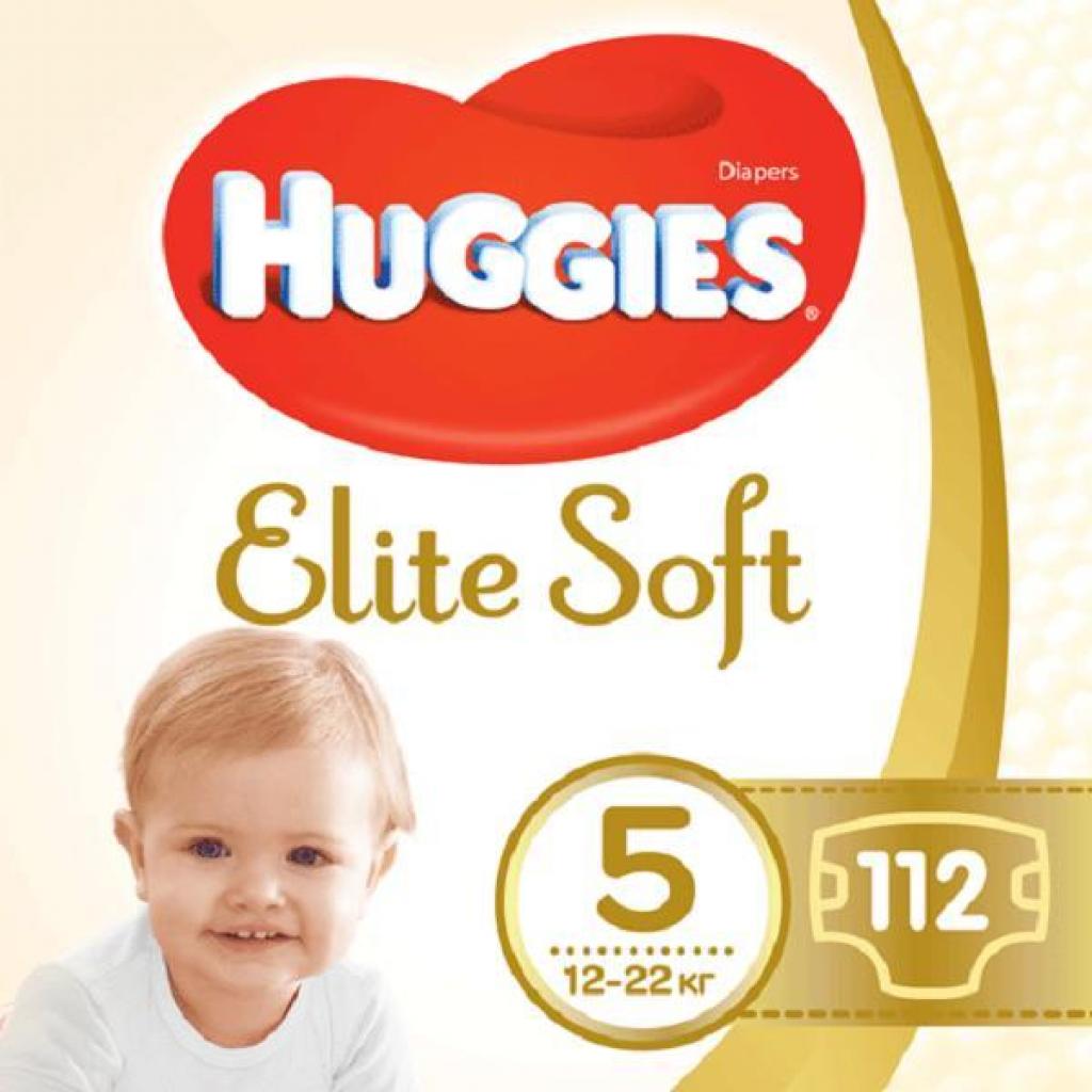 Підгузок Huggies Elite Soft 5 (12-22 кг) 112 шт (5029054566237)