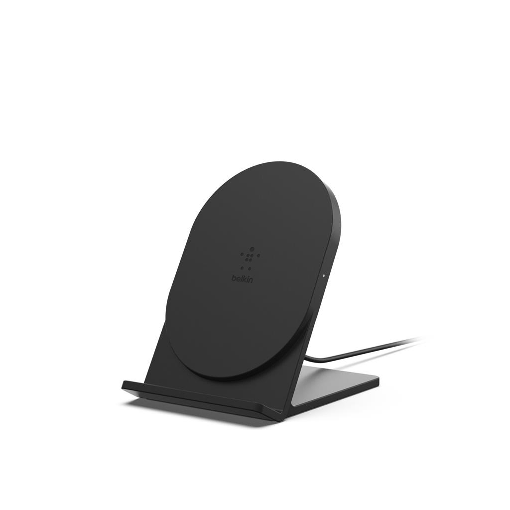 Зарядний пристрій Belkin Qi WIRELESS CHG STAND,5W,BLACK (F7U070BTBLK)