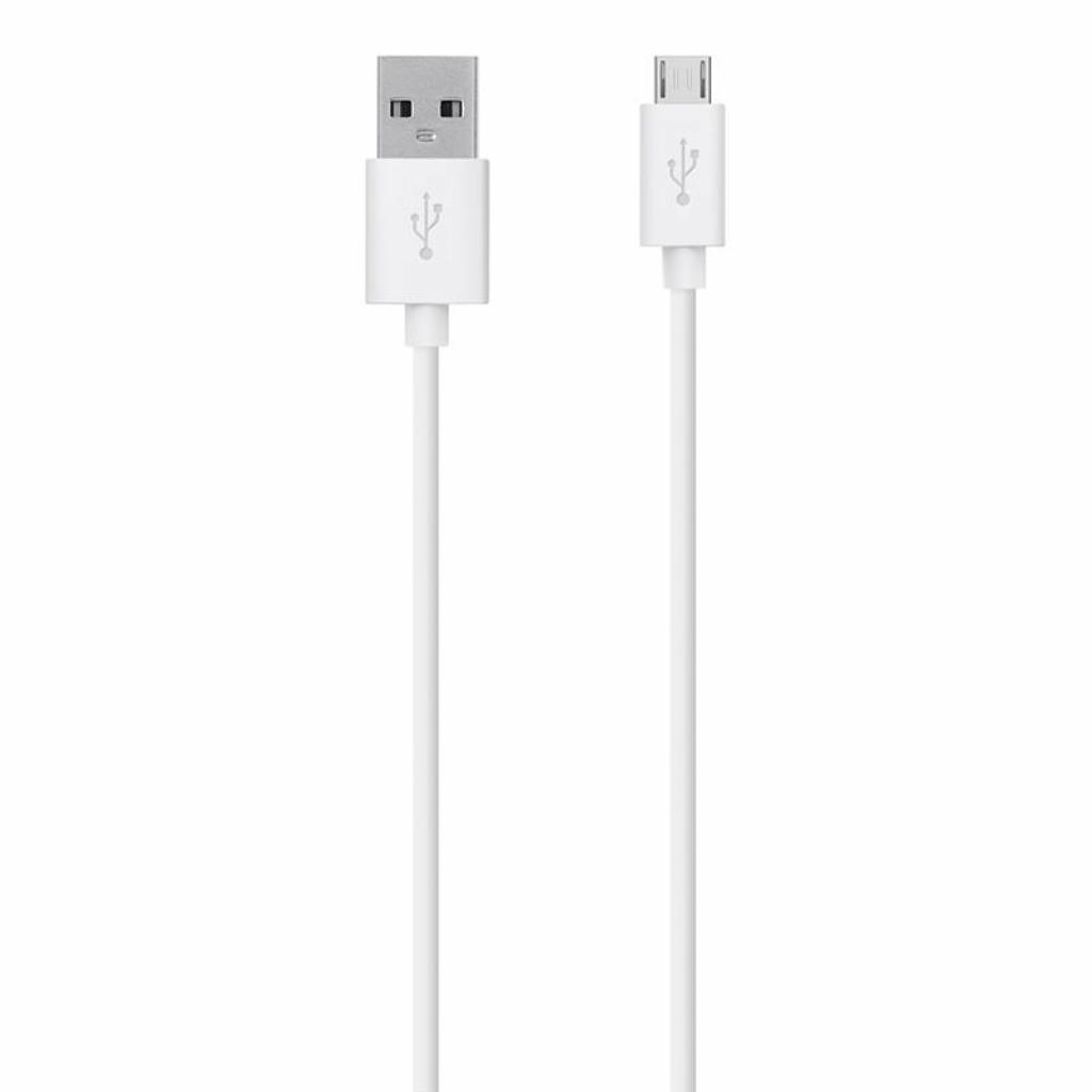 Дата кабель USB 2.0 AM to Micro 5P 2.0m MIXIT White Belkin (F2CU012BT2MWHTM)