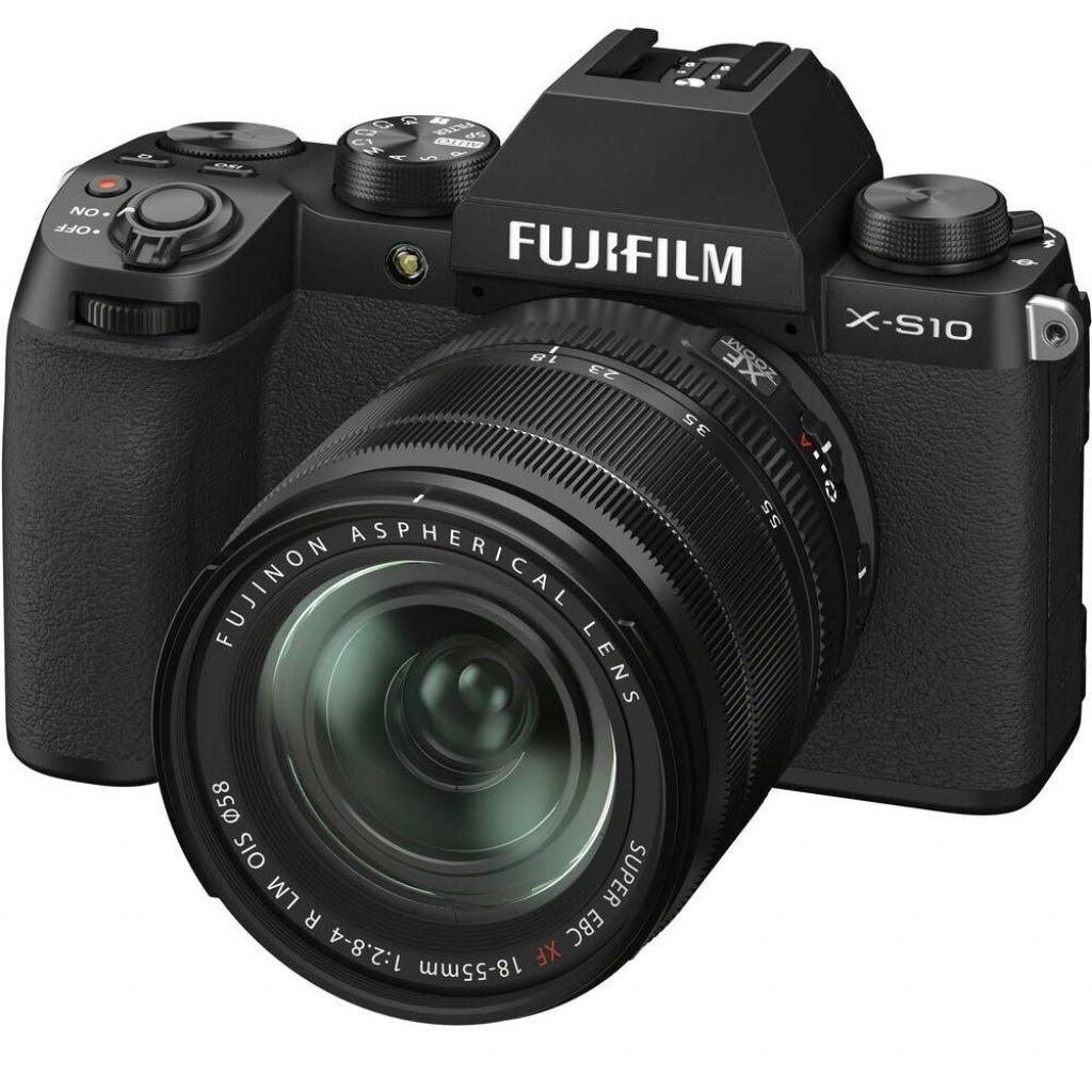 Цифровий фотоапарат Fujifilm X-S10 + XF 18-55mm F2.8-4.0 Kit Black (16674308)