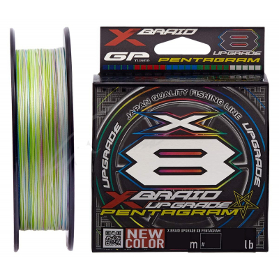 Шнур YGK X-Braid Upgrade X8 Pentagram 200m 1.2/0.185mm 25Lb/11.3kg (5545.03.84)