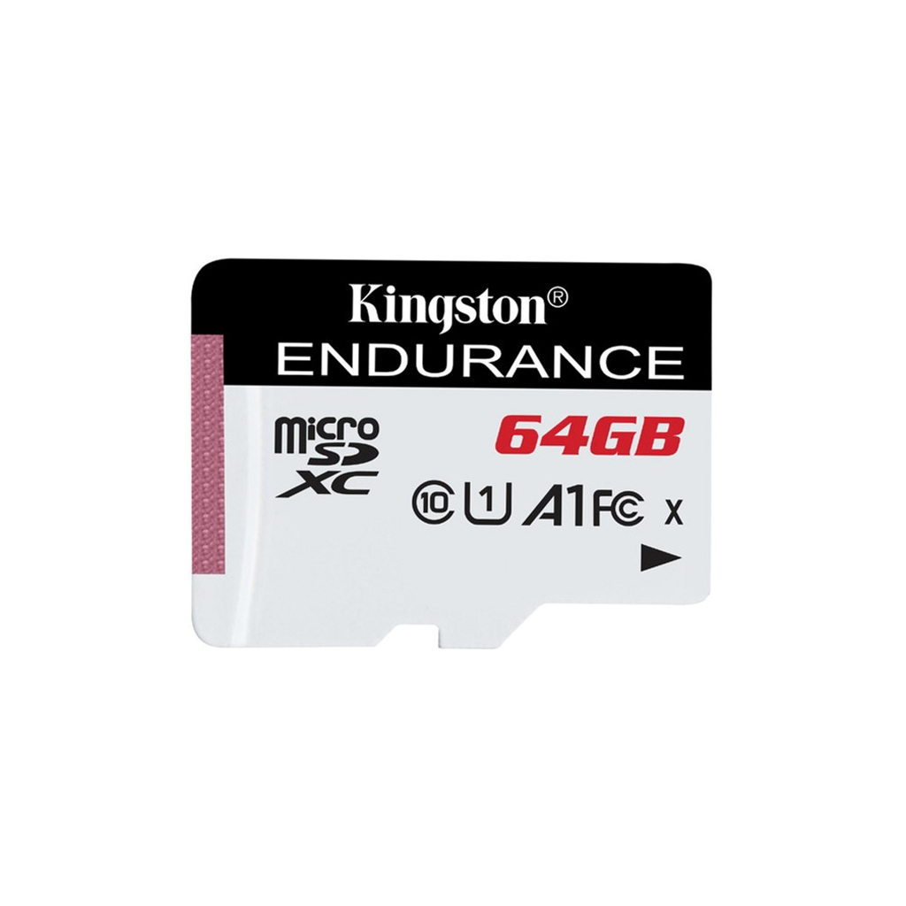 Карта пам'яті Kingston 64GB microSDXC class 10 UHS-I U1 A1 High Endurance (SDCE/64GB)