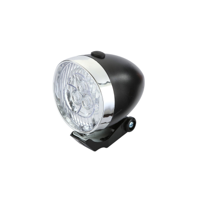 Передня велофара Good Bike RETRO STYLE 3 LED Black (94315B-IS)