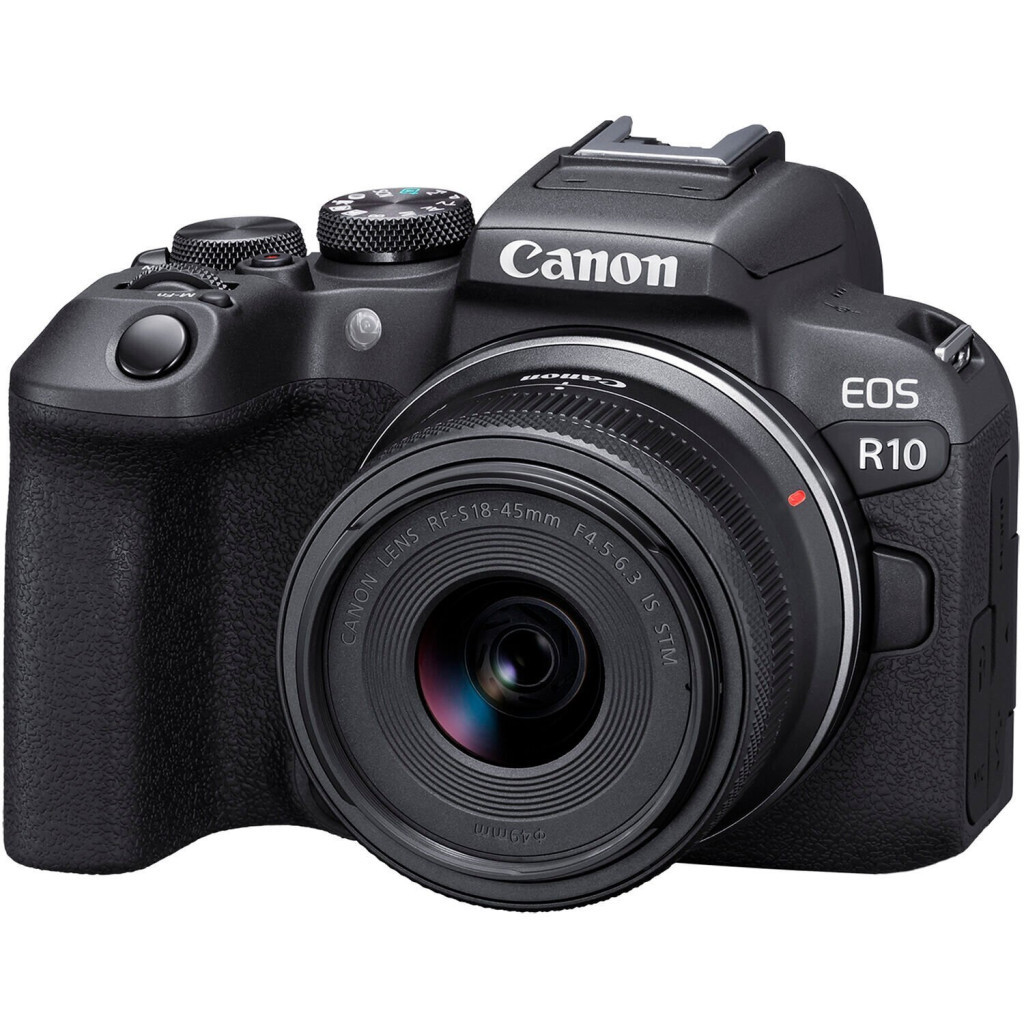 Цифровий фотоапарат Canon EOS R10 + RF-S 18-45 IS STM + adapter EF-RF (5331C033)