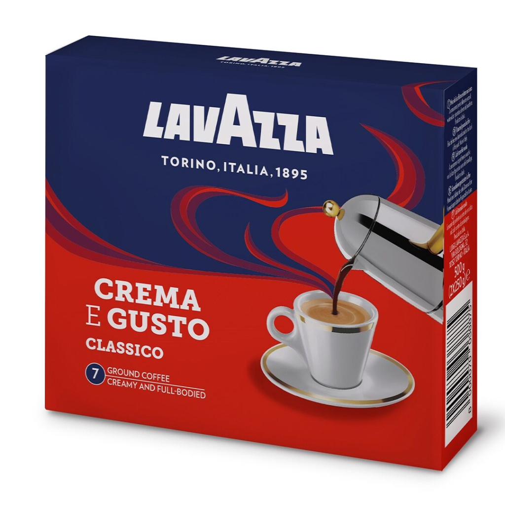 Кава Lavazza Crema&Gusto Dolce мелена 2х250 г (8000070038875)