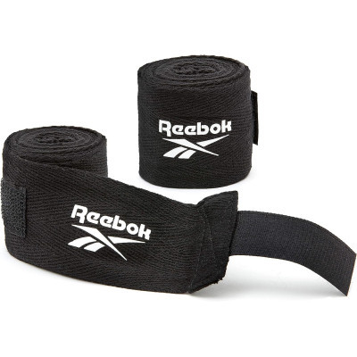 Бинт для спорту Reebok Hand Wraps RSCB-12005BK чорний Уні 250 см (885652018425)