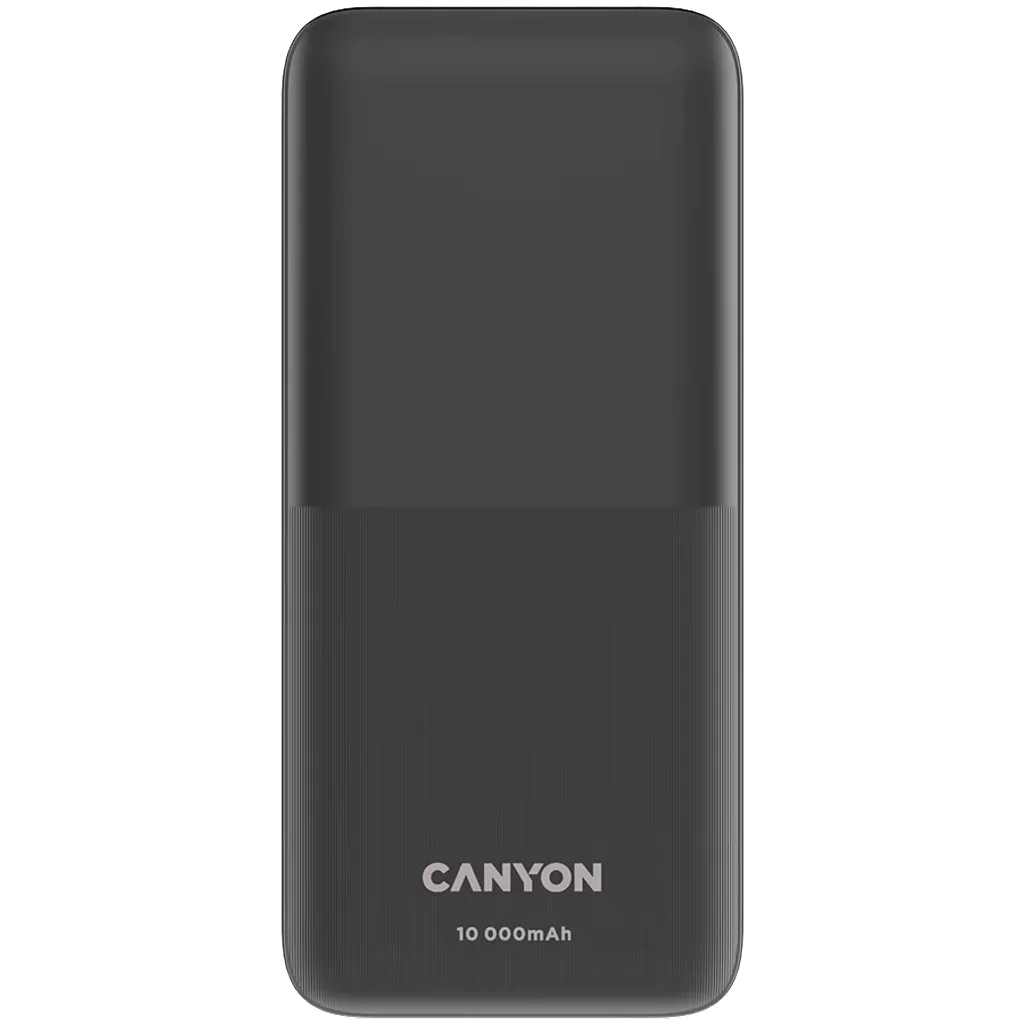 Батарея універсальна Canyon PB-1010 10000 mAh PD/22.5W QC/3.0 Black (CNE-CPB1010B)