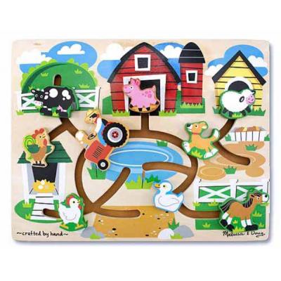 Розвиваюча іграшка Melissa&Doug Лабиринт-пазл Ферма (MD4303)