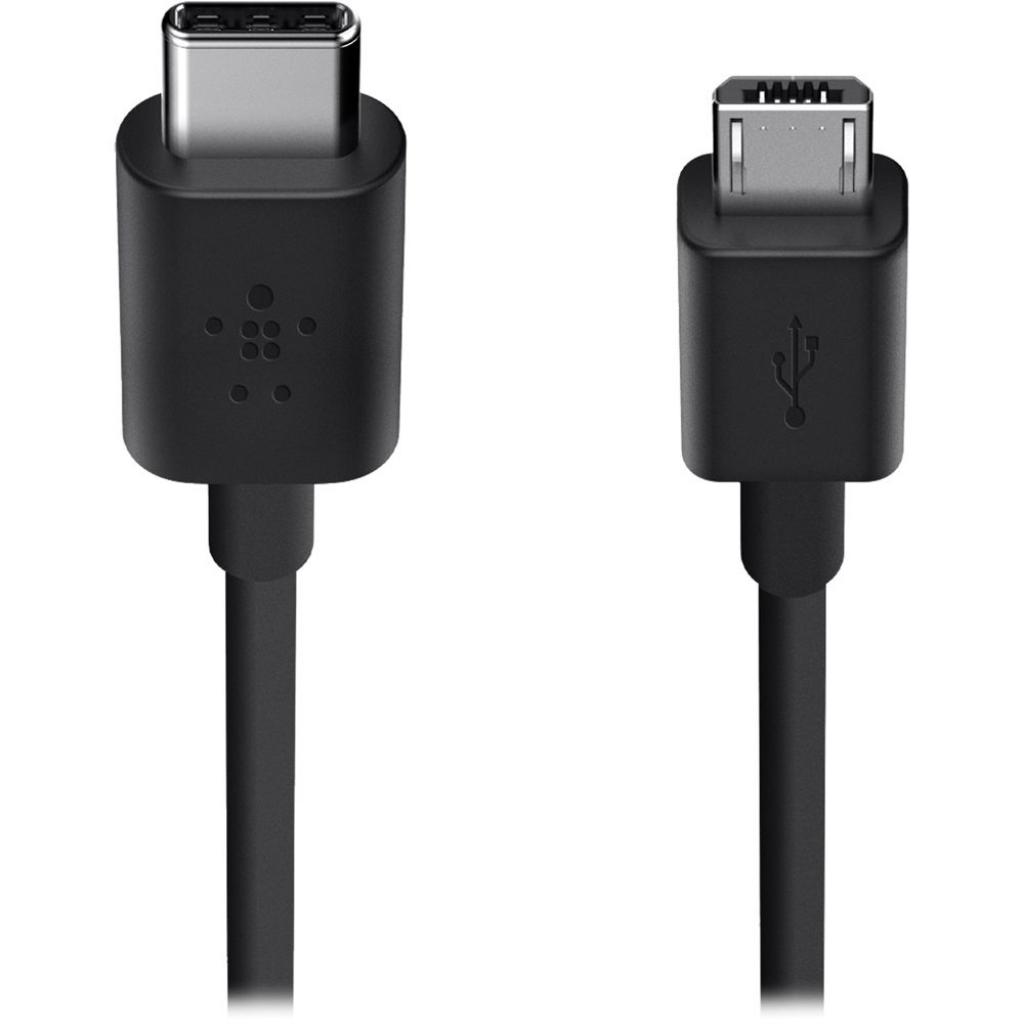 Дата кабель USB 2.0 Type-C to Micro 5P 1.8m Belkin (F2CU033bt06-BLK)