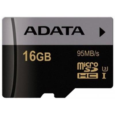 Карта пам'яті ADATA 16GB microSD class 10 UHS-I U3 V30 Premier Pro (AUSDH16GUI3V30S-R)