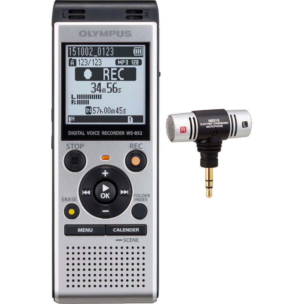 Цифровий диктофон Olympus WS-852+ME51 Stereo Microphone (V415121SE010)