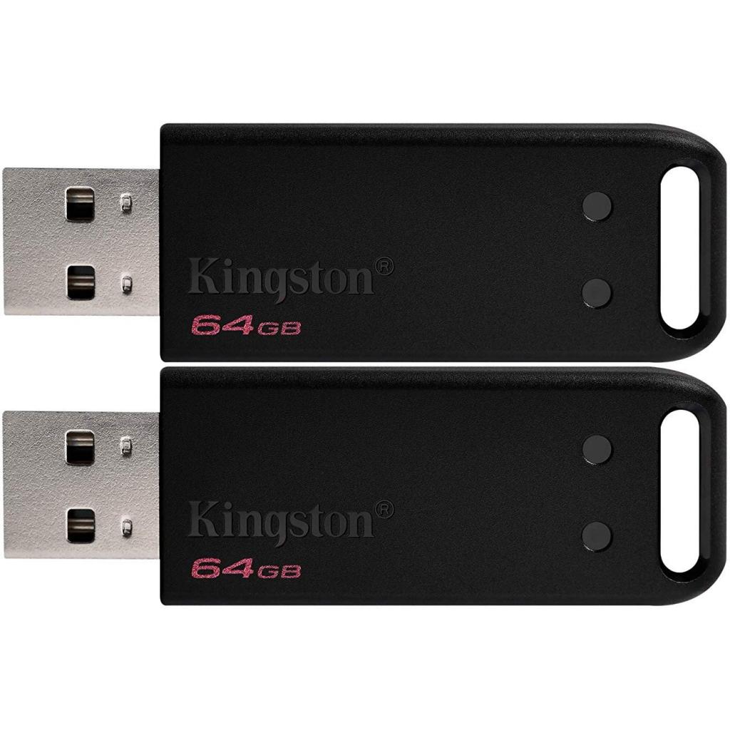 USB флеш накопичувач Kingston 2x64GB DataTraveler 20 USB 2.0 (DT20/64GB-2P)