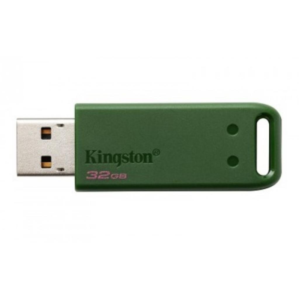 USB флеш накопичувач Kingston 32GB DataTraveler 20 Green USB 2.0 (KC-U2E32-6XG)