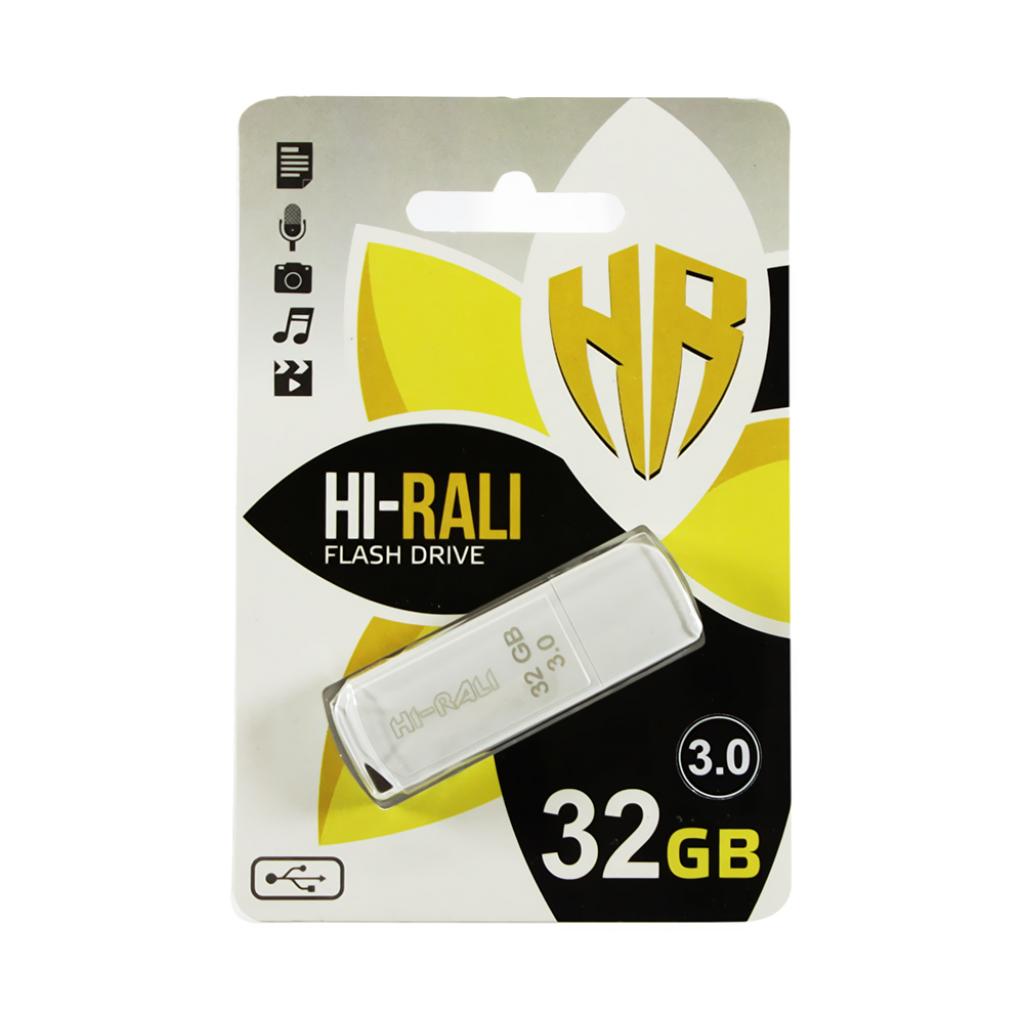 USB флеш накопичувач Hi-Rali 32GB Taga Series White USB 3.0 (HI-32GB3TAGWH)