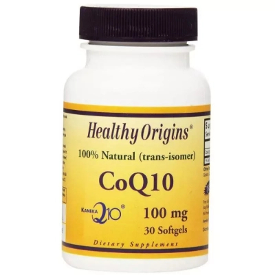 Антиоксидант Healthy Origins Коензим Q10, Kaneka (COQ10), 100 мг, 30 желатинових капсул (HO35015)