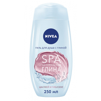 Гель для душу Nivea SPA Натуральна Глина Шавлія та Гібіскус 250 мл (4005900593832)