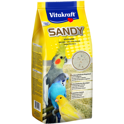 Пісок для птахів Vitakraft Sandy 3-Plus мінеральний вбирний 2.5 кг (4008239110077)