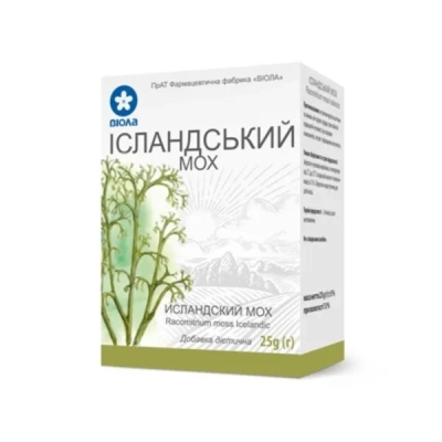 Трави Віола Фіточай Ісландський мох 1,5г 20 фільтр-пакет (4820241316779)