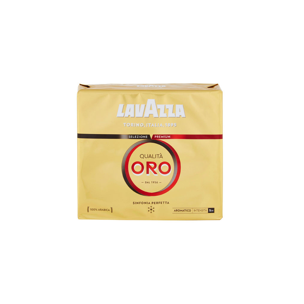 Кава Lavazza Qualita Oro мелена 2х250 г (8000070020627)