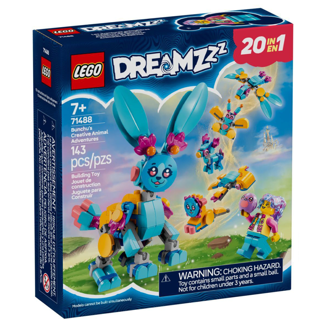 Конструктор LEGO DREAMZzz Творчі тваринні пригоди Бунчу (71488)