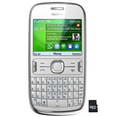 Мобільний телефон Nokia 302 (Asha) White (A00005394)